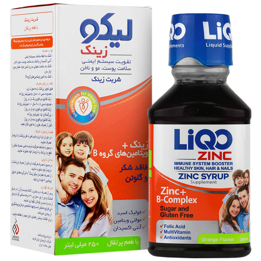 شربت لیکو زینک ابیان فارمد